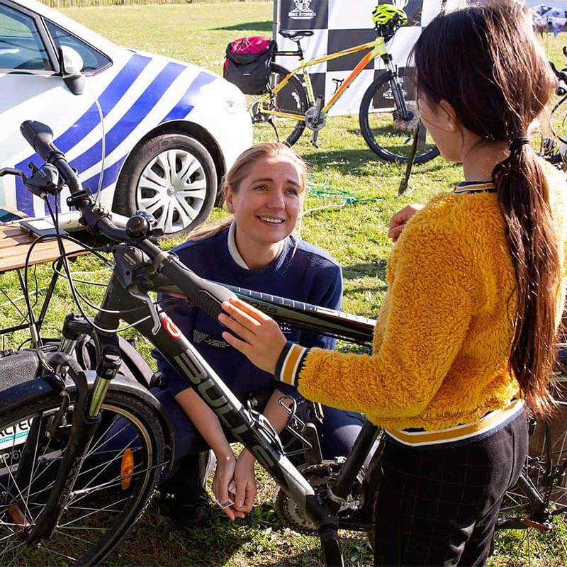 Bike stories festival politie labelen